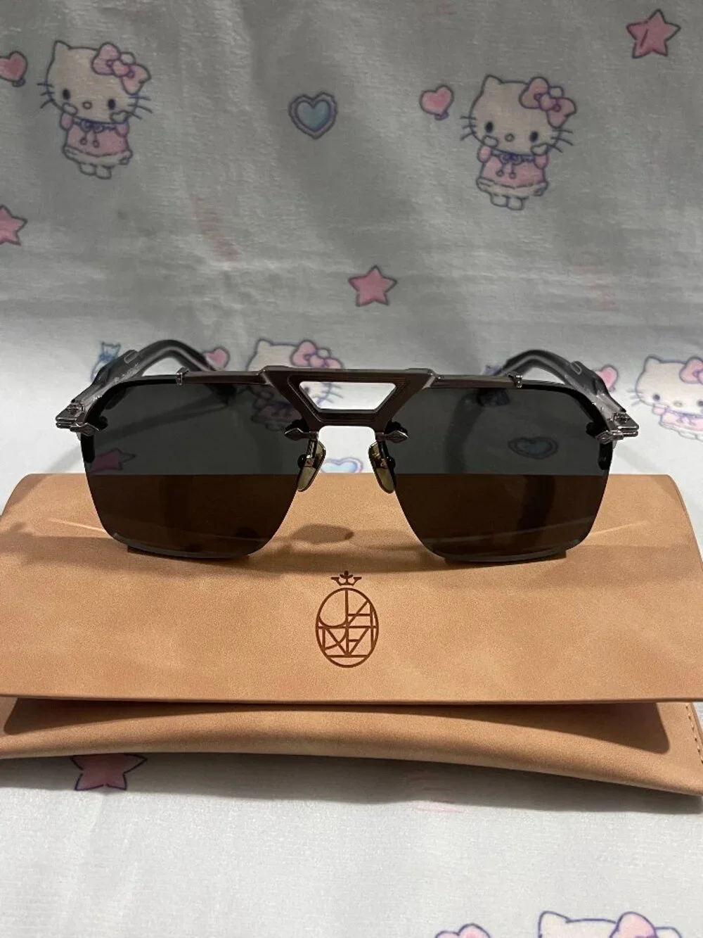 Jacques Marie Mage Silverton Sunglasses Black